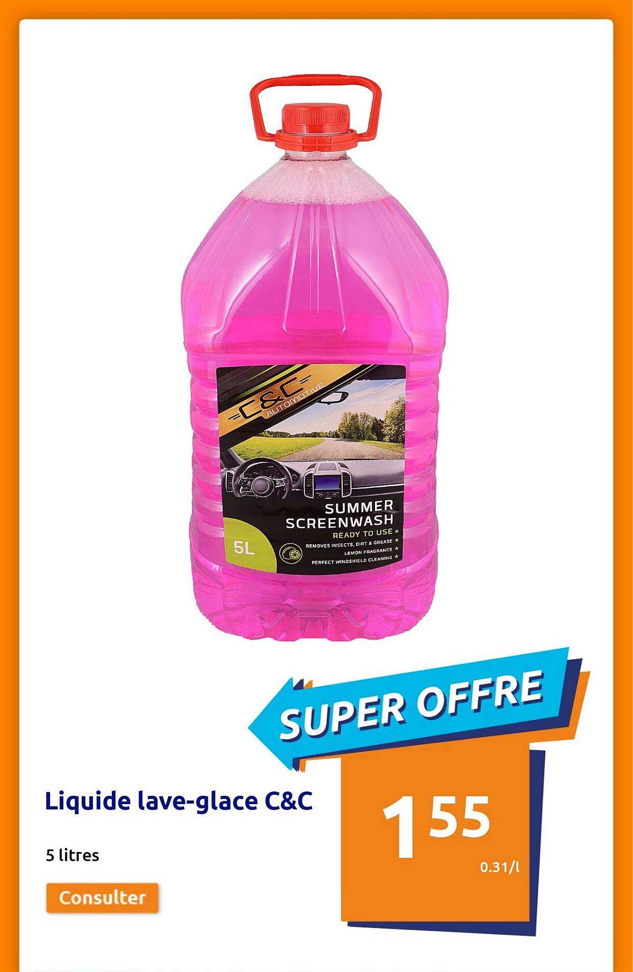 liquide lave-glace c&c