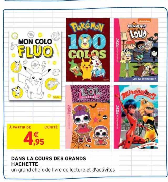 mon colo fluo, pokémon, bienvenue loud, miraculous, lol