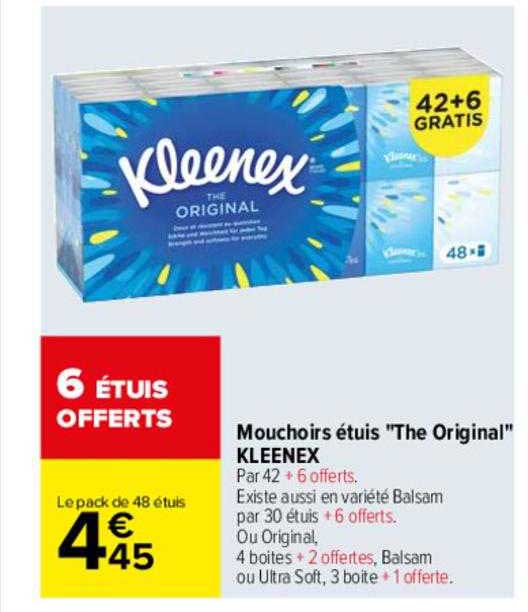 Mouchoirs étuis "the Original" Kleenex