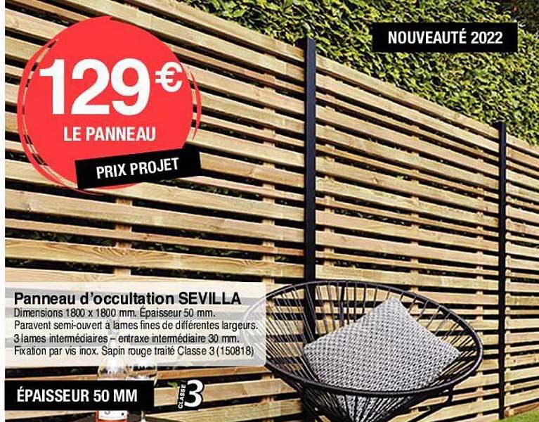 panneau d'occultation sevilla