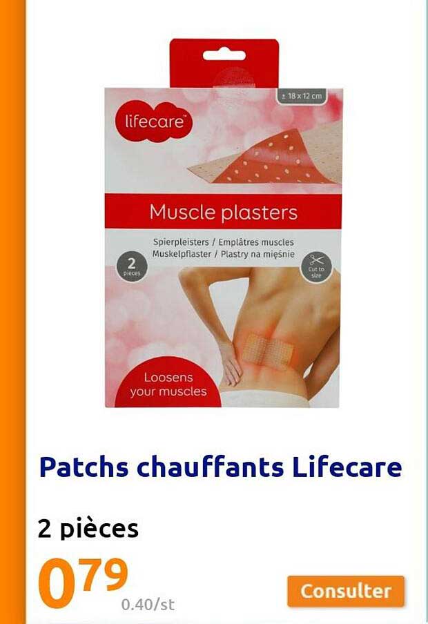 patchs chauffants lifecare