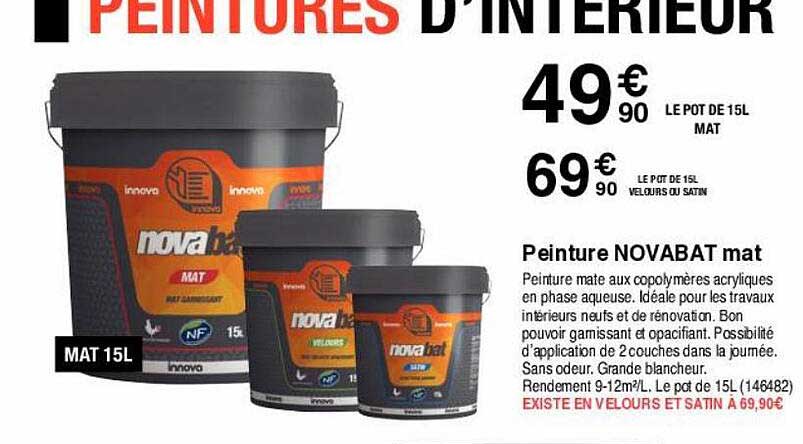 Peinture Novabat Mat