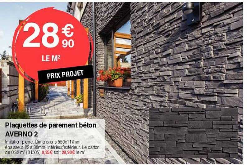 Plaquettes De Parement Béton Averno 2