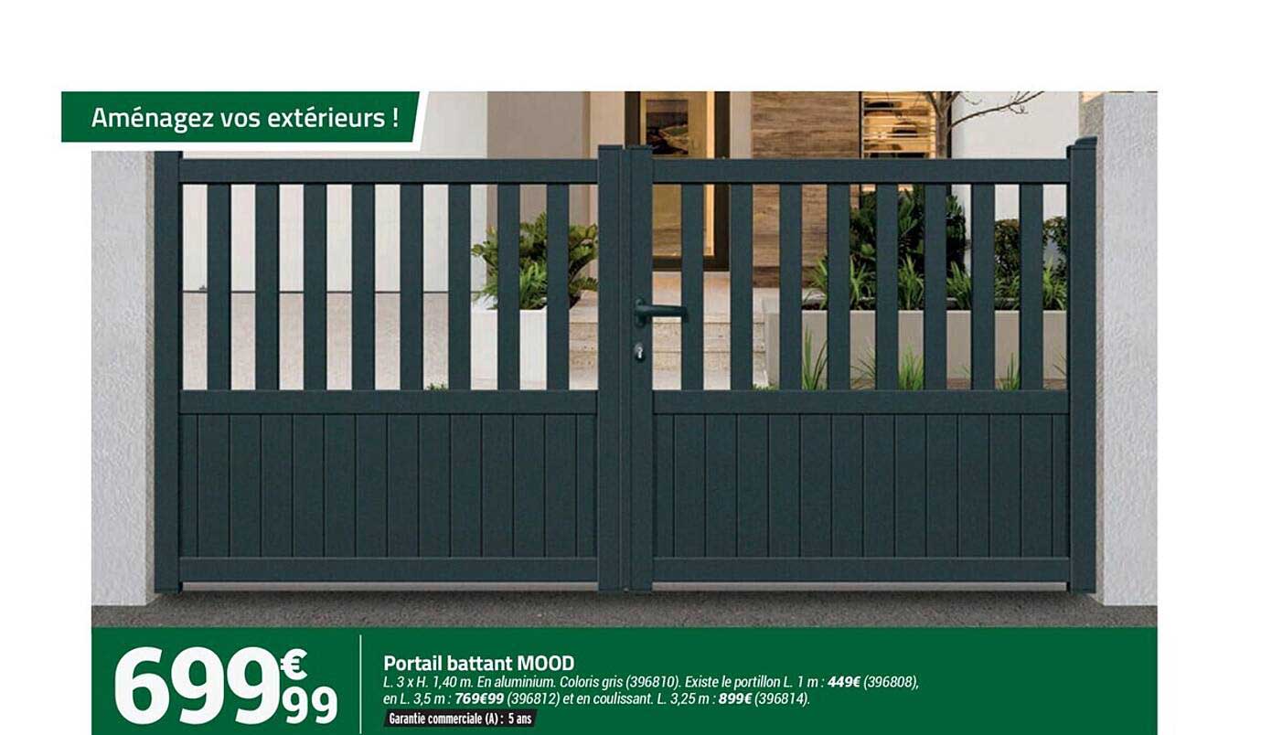 portail battant mood