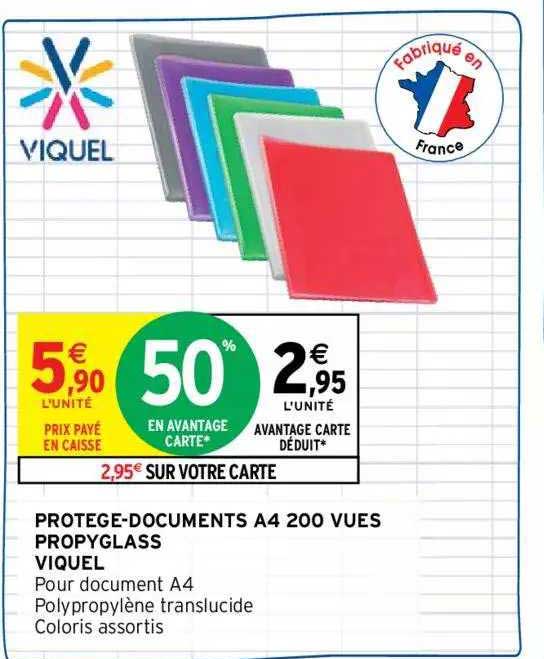 protege-documents a4 200 vues propyglass viquel