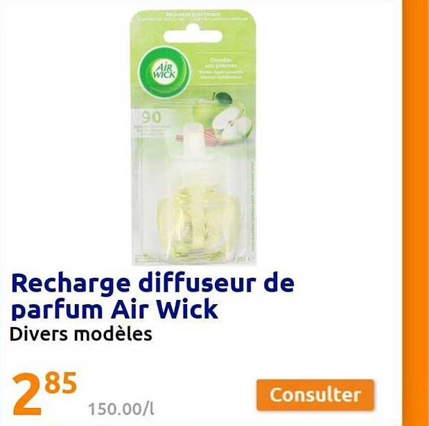 recharge diffuseur de parfum air wick