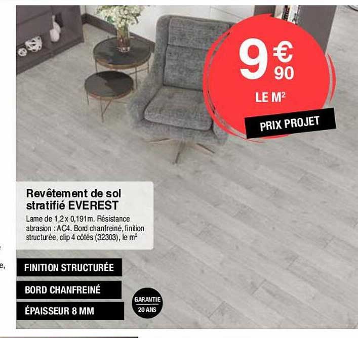 revêtement de sol stratifié everest