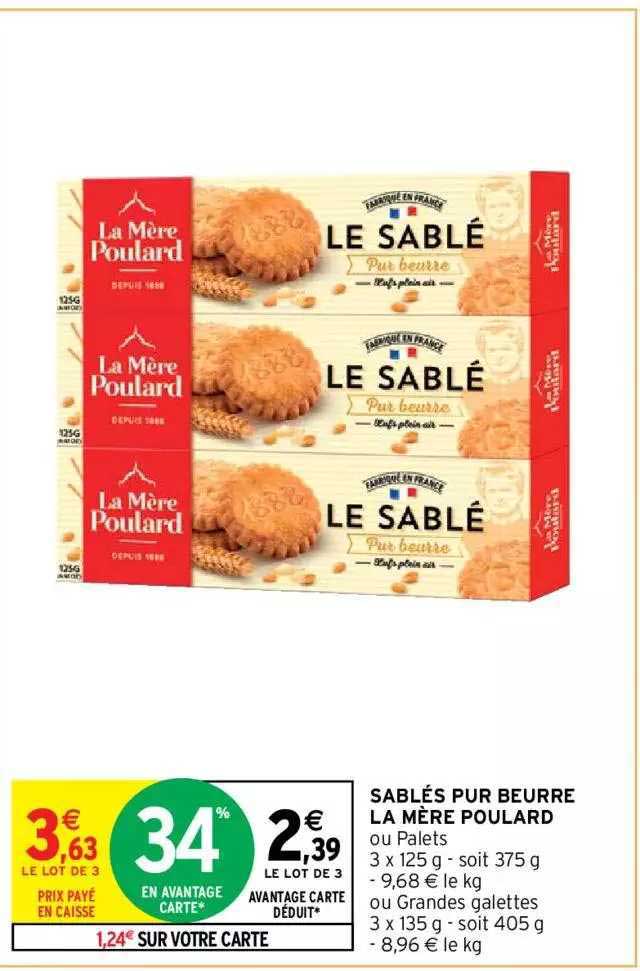 sablés pur beurre la mère poulard