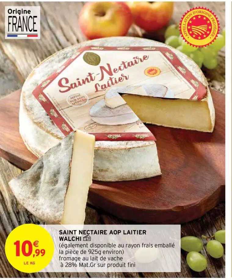 saint nectaire aop laitier walchi