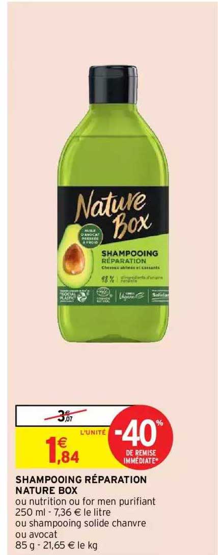 Shampooing Réparation Nature Box
