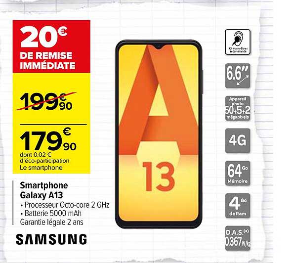 smarthphone galaxy a13 samsung