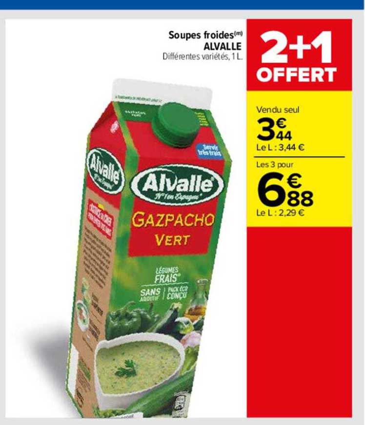 soupes froides alvalle