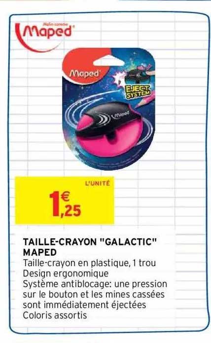 taille-crayon "galactic" maped