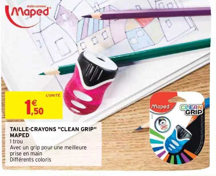 taille-crayons "clean grip" maped