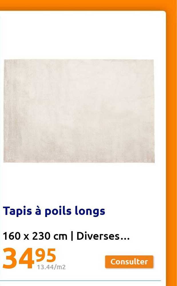 tapis à poils longs