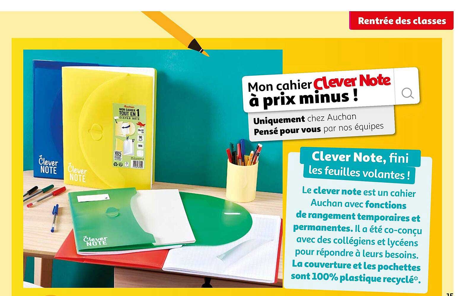 Cahier Clever Note