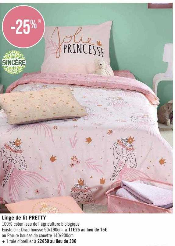Linge De Lit Pretty Sincère