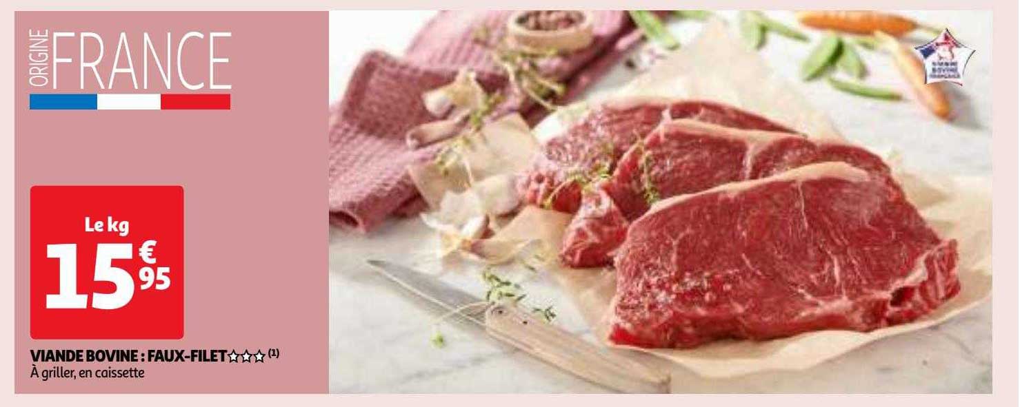 Viande Bovine : Faux-filet***