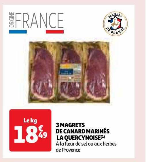 3 Magrets De Canard Marinés La Querynoise