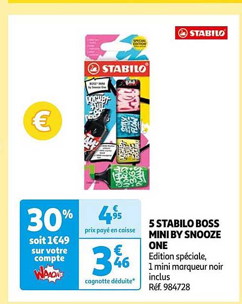 5 stabilo boss mini by snooze one