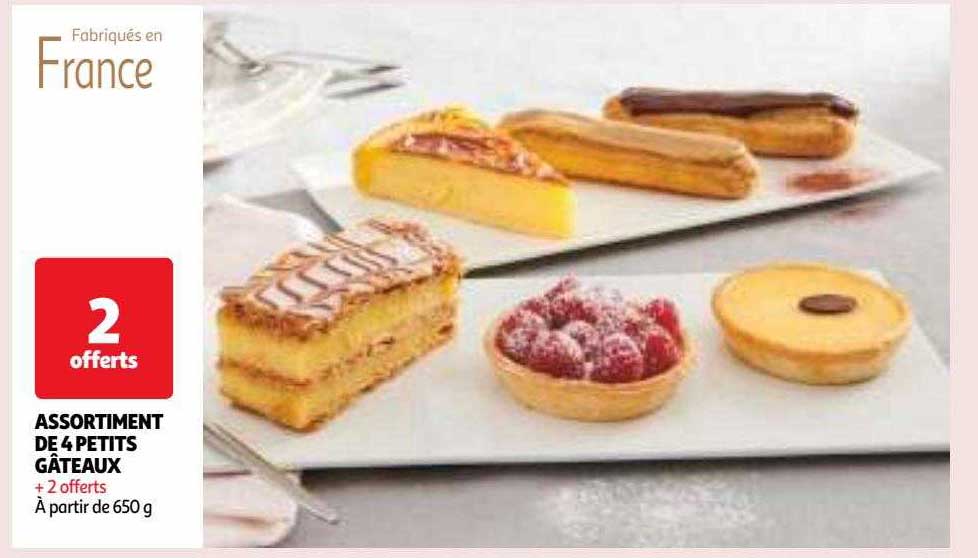 Assortiment De 4 Petits Gâteaux
