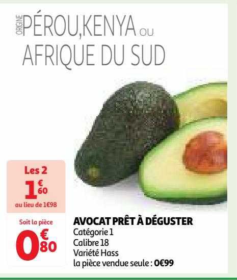 Avocat Prêt à Déguster