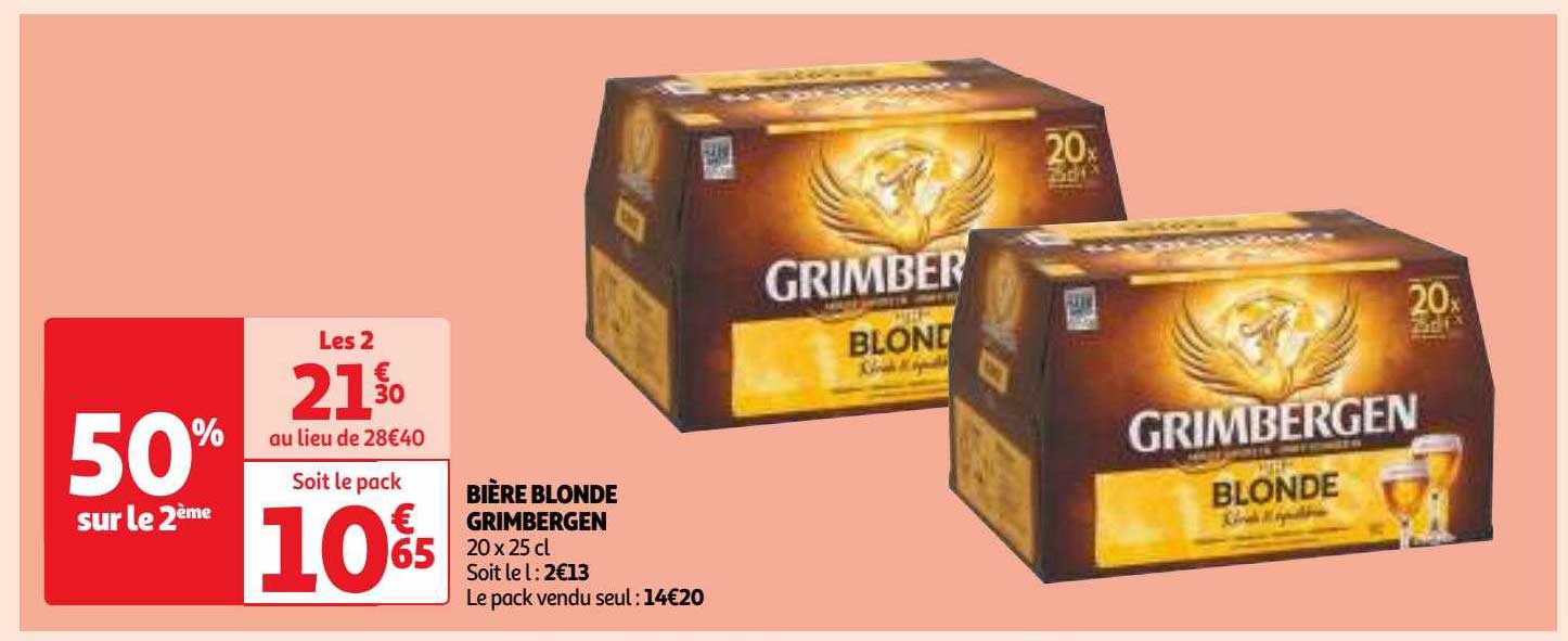 Bière Blonde Grimbergen