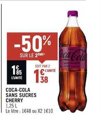 coca-cola sans sucres cherry
