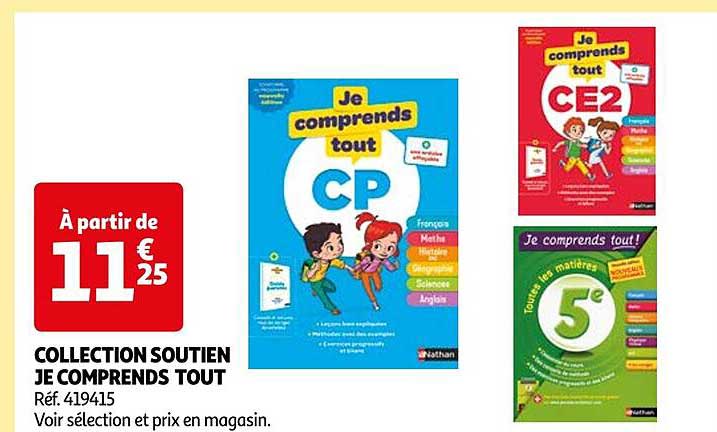 collection soutien je comprends tout