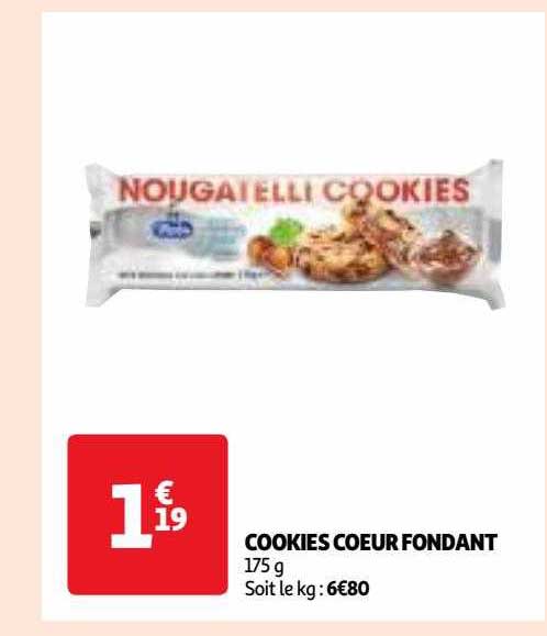 Cookies Cœur Fondant