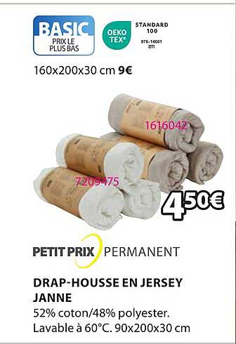 drap-housse en jersey janne