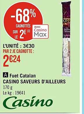 fuet catalan casino saveurs d'ailleurs