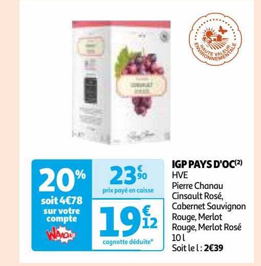 igp pays d'oc hve pierre chanau