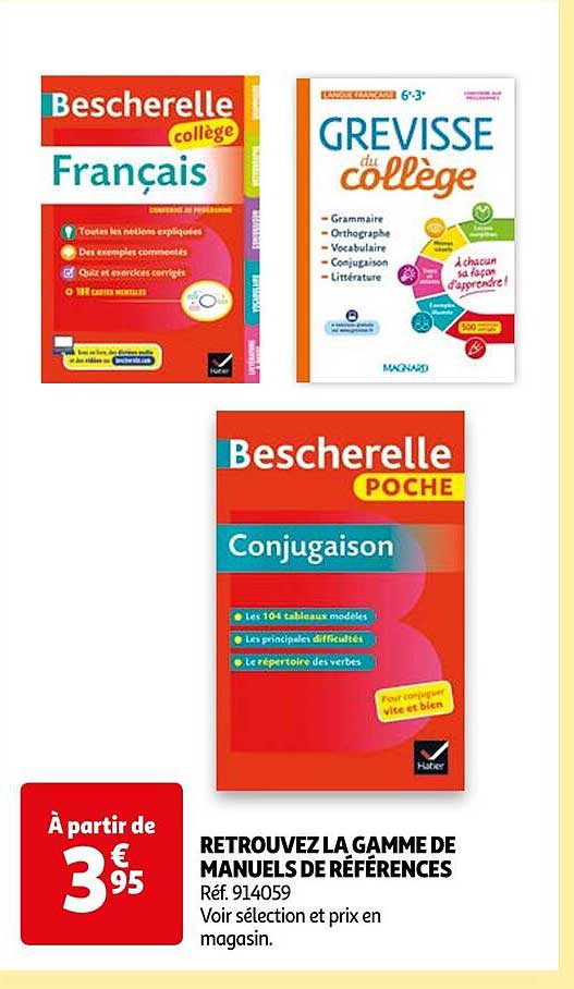 la gamme de manuels de références