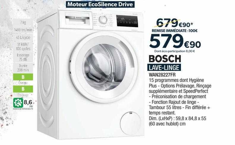 lave-linge bosch