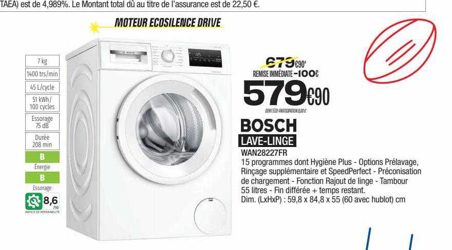 lave-linge bosch
