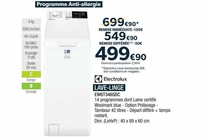 lave-linge electrolux