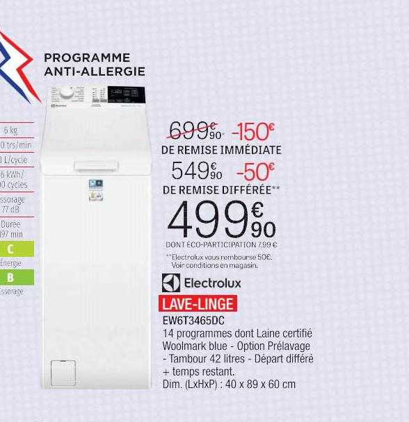 lave-linge electrolux