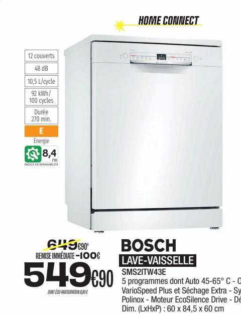 lave-vaisselle bosch