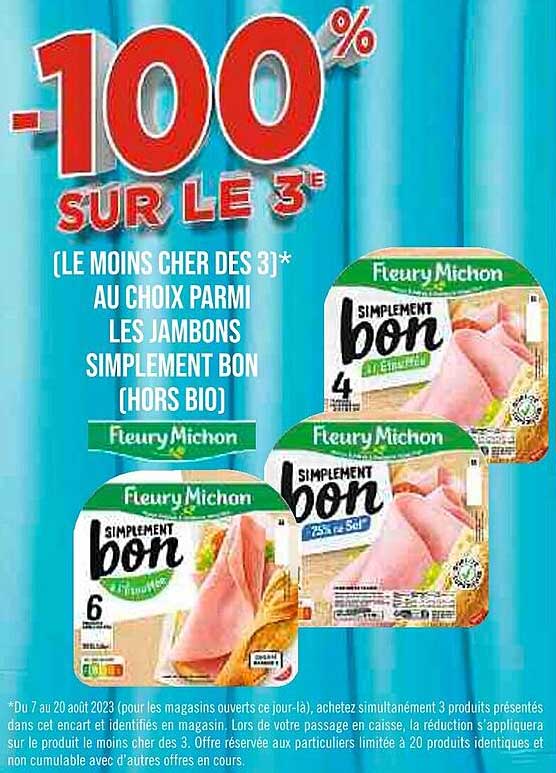 les jambons simplement bon fleury michon