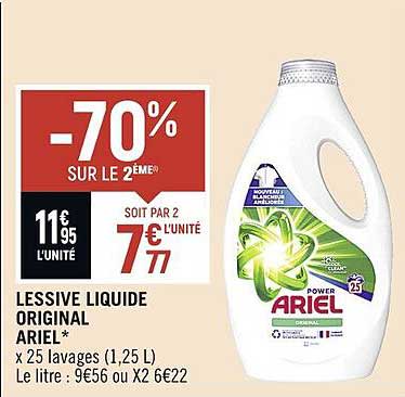 Lessive Liquide Original Ariel