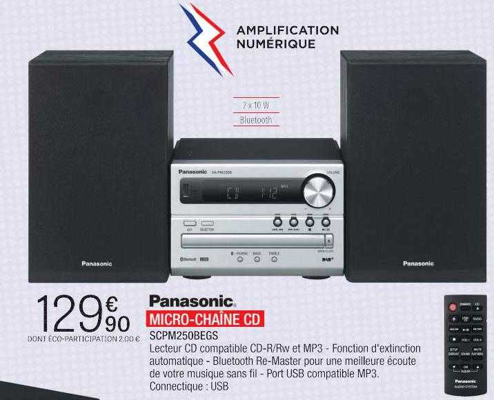 micro-chaîne cd panasonic