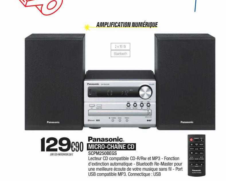 micro-chaîne cd panasonic