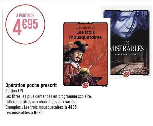 Opération Poche Prescrit