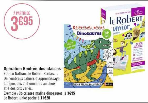 Opération Rentrée Des Classes