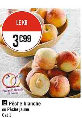 Pêche Blanche Ou Pêche Jaune