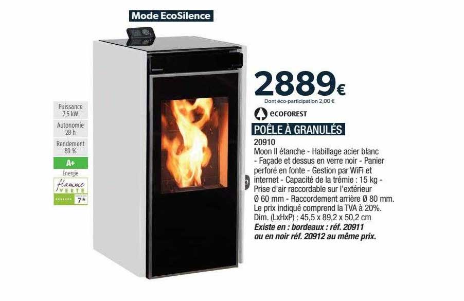 Poêle à Granulés Ecoforest