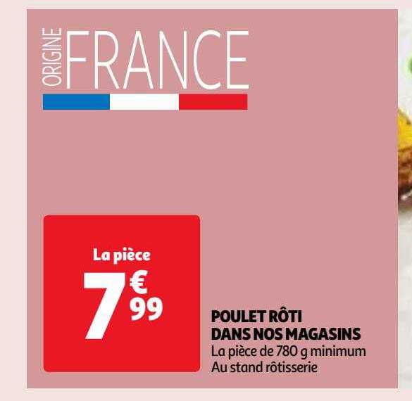 poulet rôti dans nos magasins