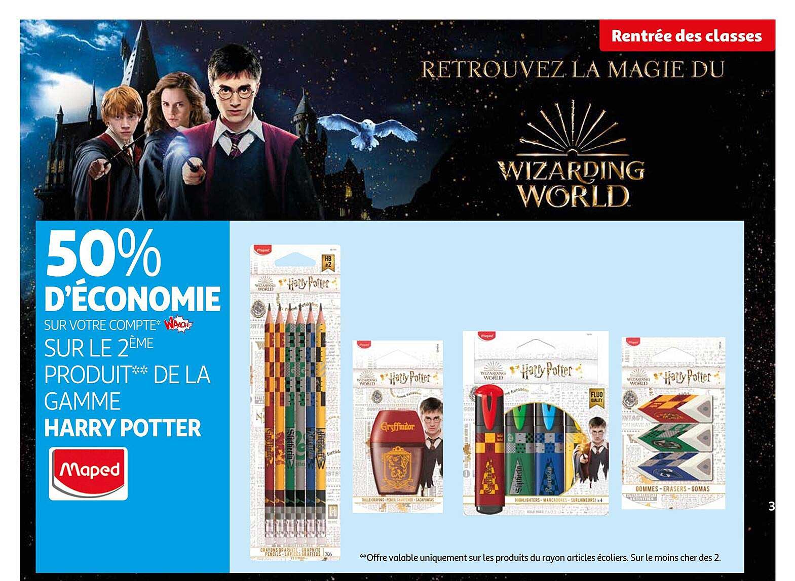 produit de la gamme harry potter maped