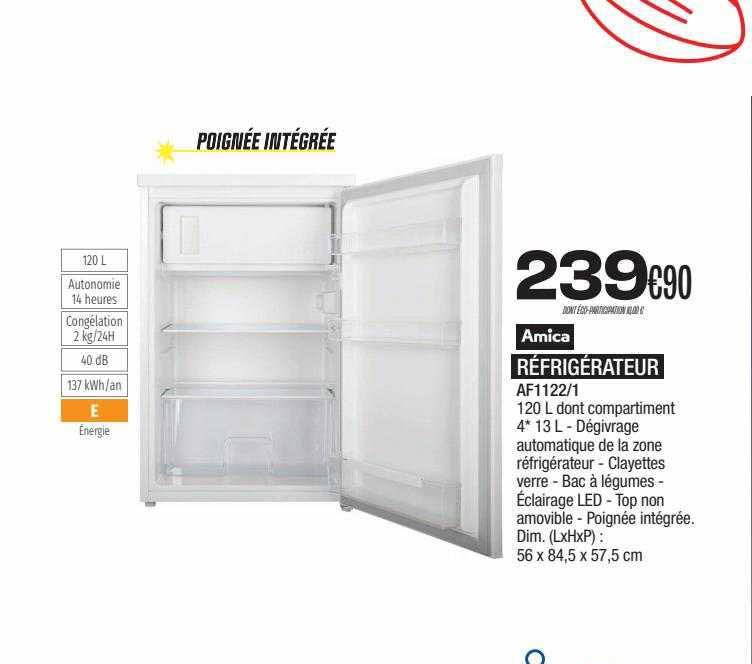 Réfrigérateur Amica